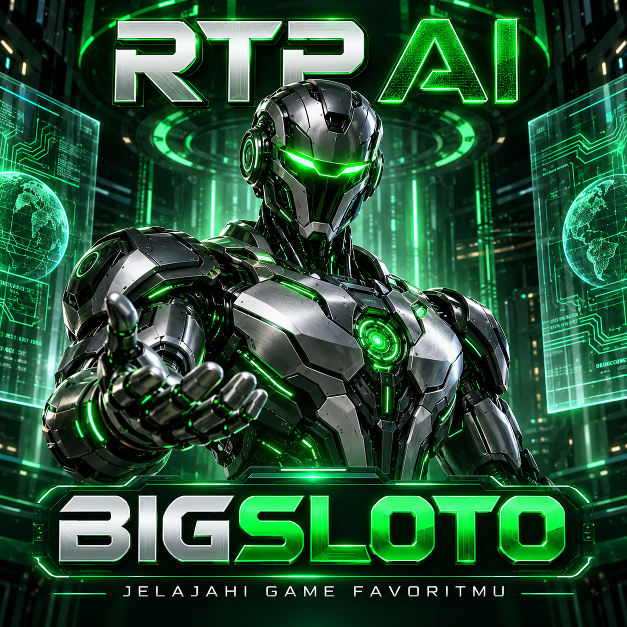 RTP AI BIGSLOTO — robot AI dengan energi hijau